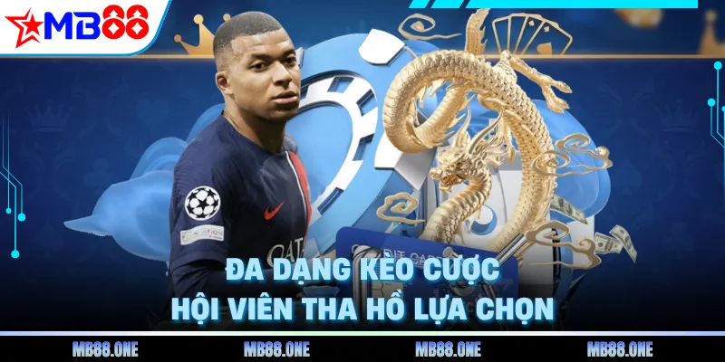 Đa dạng kèo cược hội viên tha hồ lựa chọn